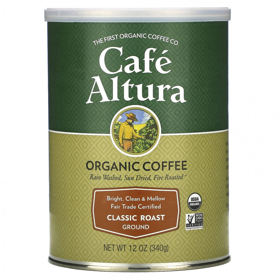 ���� ������ (Iherb) Cafe Altura, ������������ ����, ������������ �������, �������, 340 � (12 �����), ������ �� 2710 ���