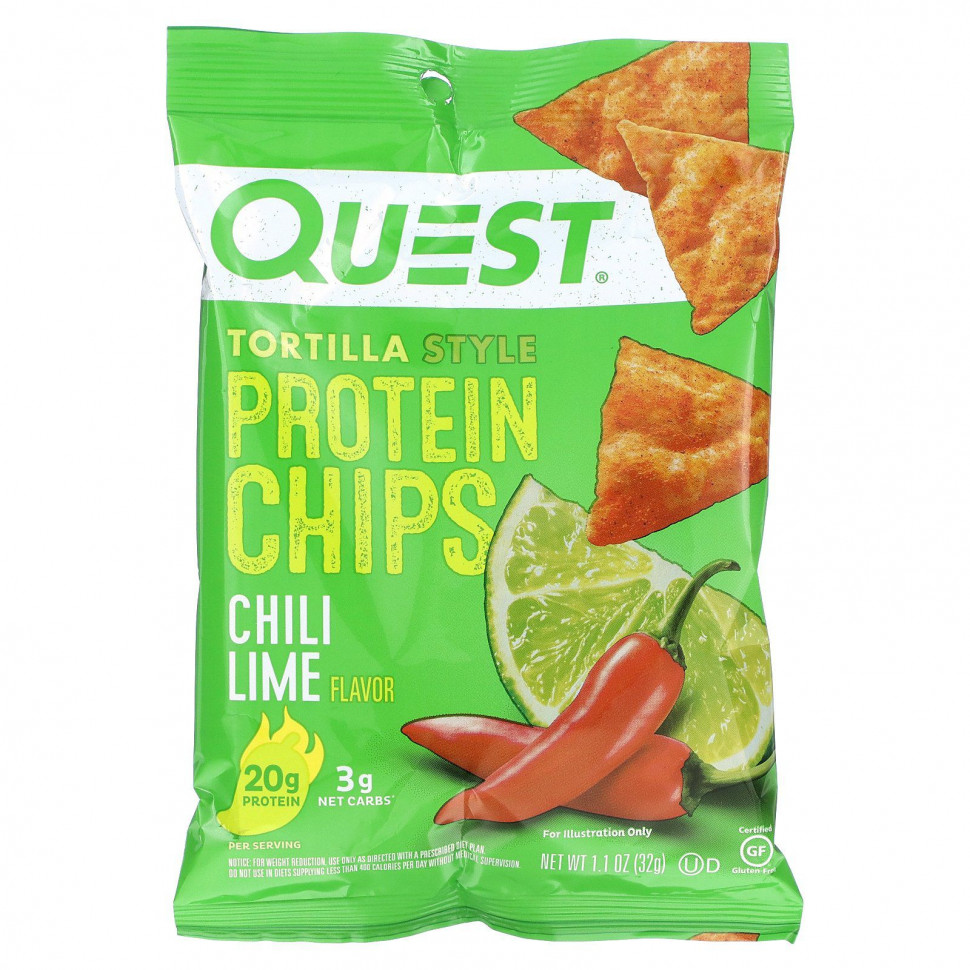 ���� ������ (Iherb) Quest Nutrition, ����������� ����� �-�� ��������, �� ������ ���� � �����, 12 ����� �� 32 � (1,1 �����), ������ �� 8770 ���