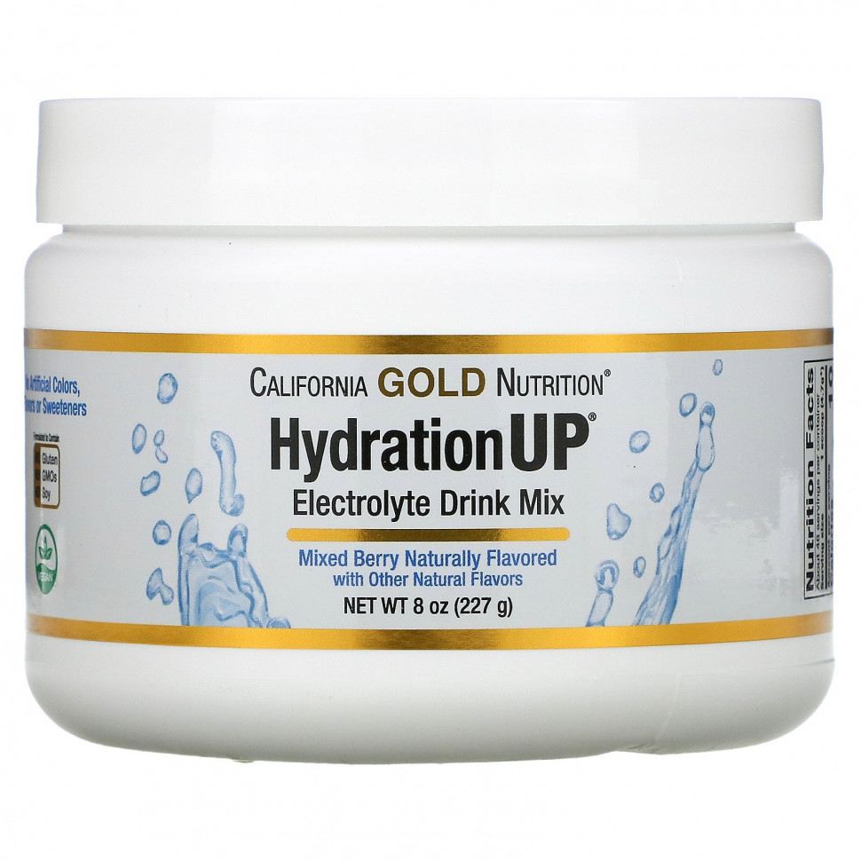   (Iherb) California Gold Nutrition, HydrationUP,     ,  , 227  (8 )    -     , -, 