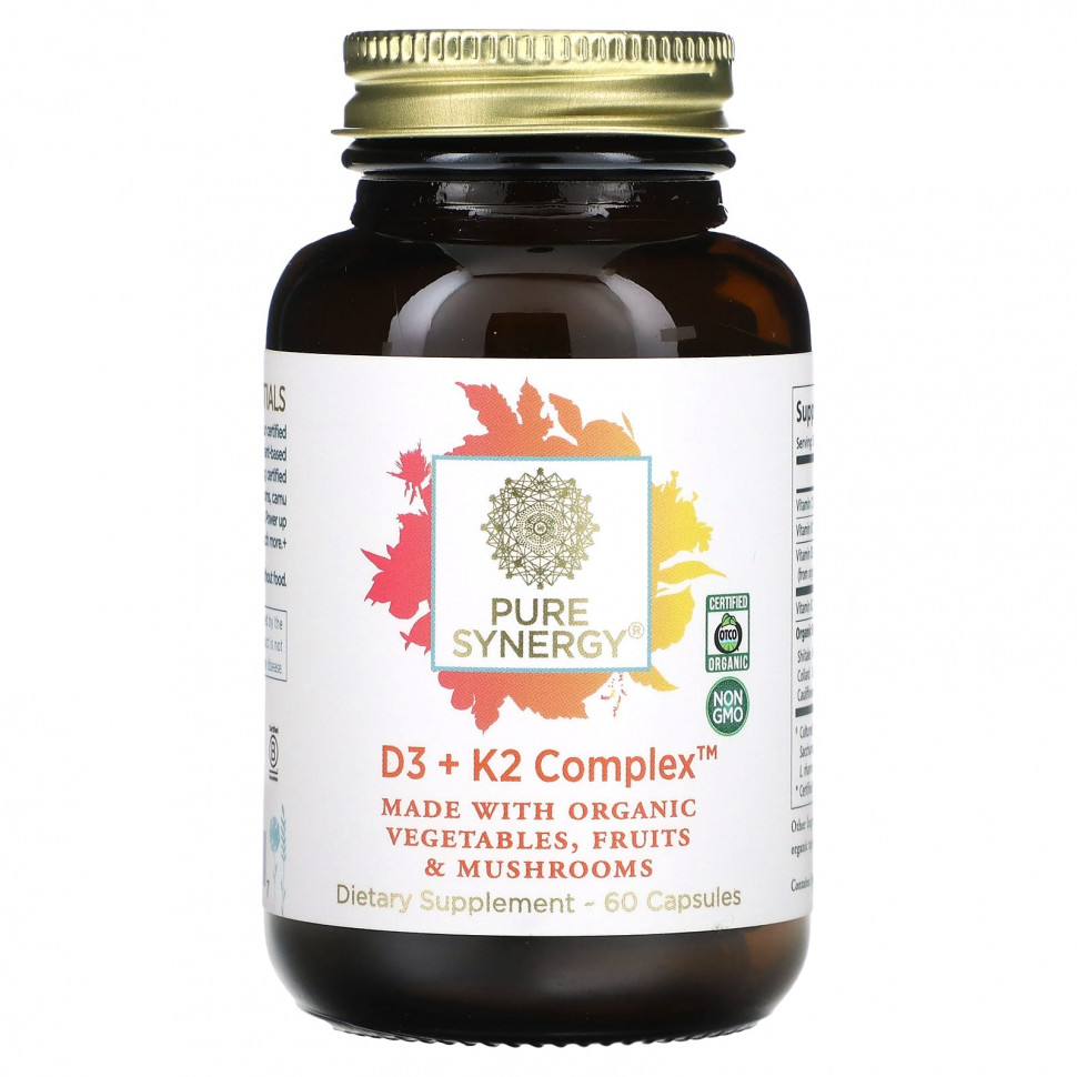   (Iherb) Pure Synergy, D3 + K2 `` 60     -     , -, 