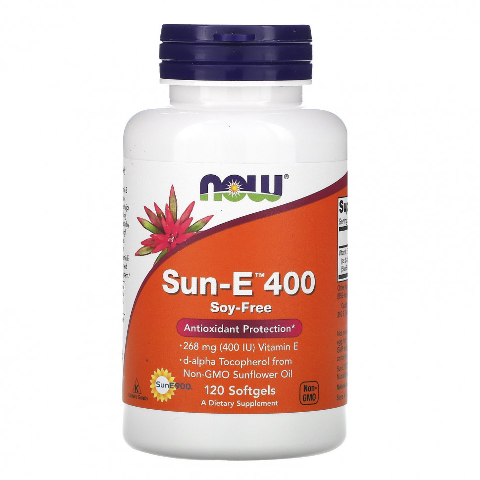   (Iherb) NOW Foods, Sun-E 400, 120     -     , -, 