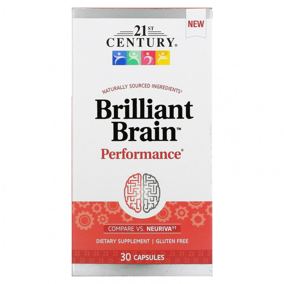 ���� ������ (Iherb) 21st Century, Brilliant Brain, 30 ������, ������ �� 4680 ���