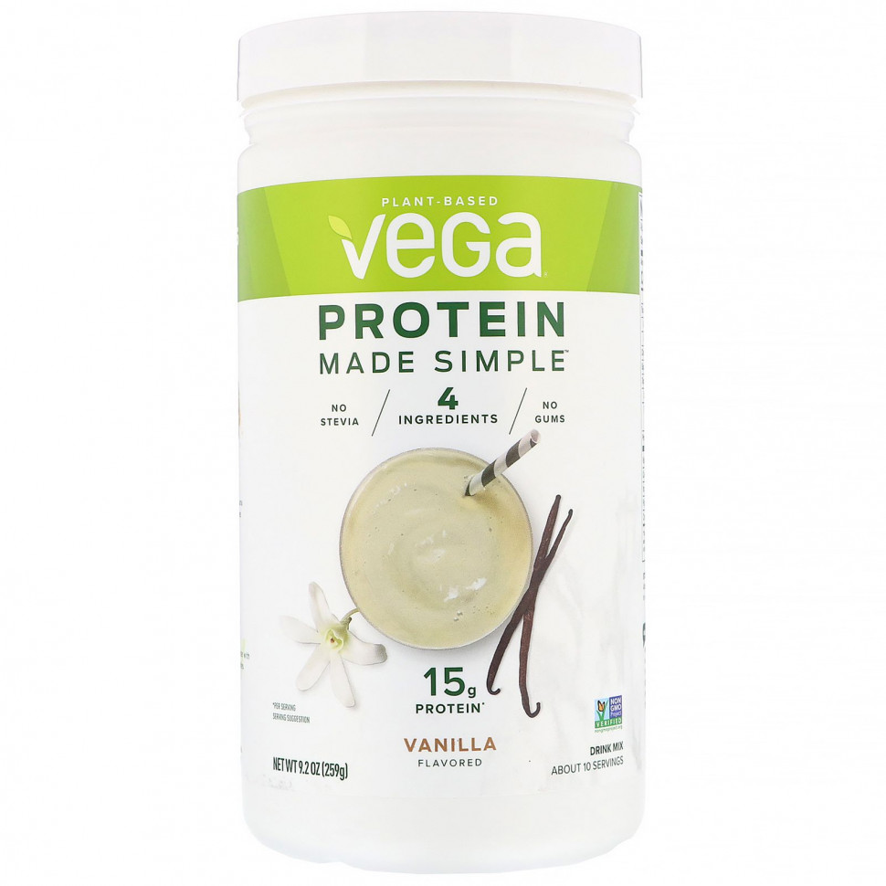   (Iherb) Vega, Protein Made Simple, , , 259  (9,2 )    -     , -, 