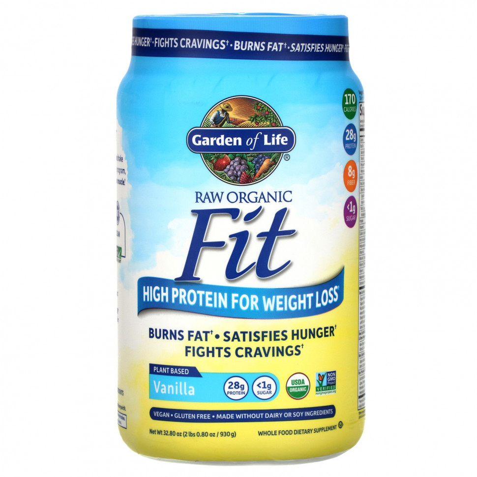   (Iherb) Garden of Life, RAW Organic Fit,       , , 930  (32,80 )    -     , -, 