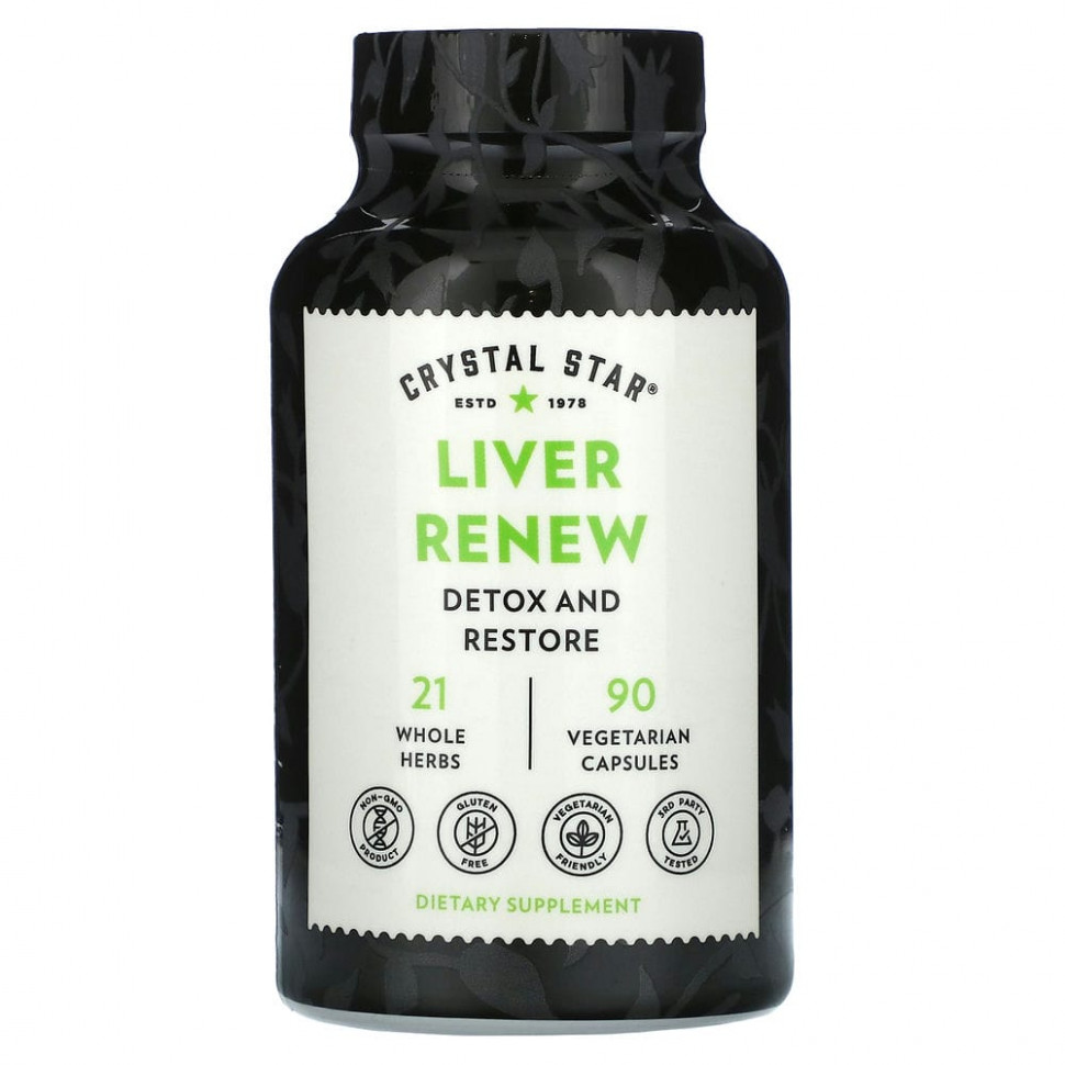   (Iherb) Crystal Star, Liver Renew, 90      -     , -, 