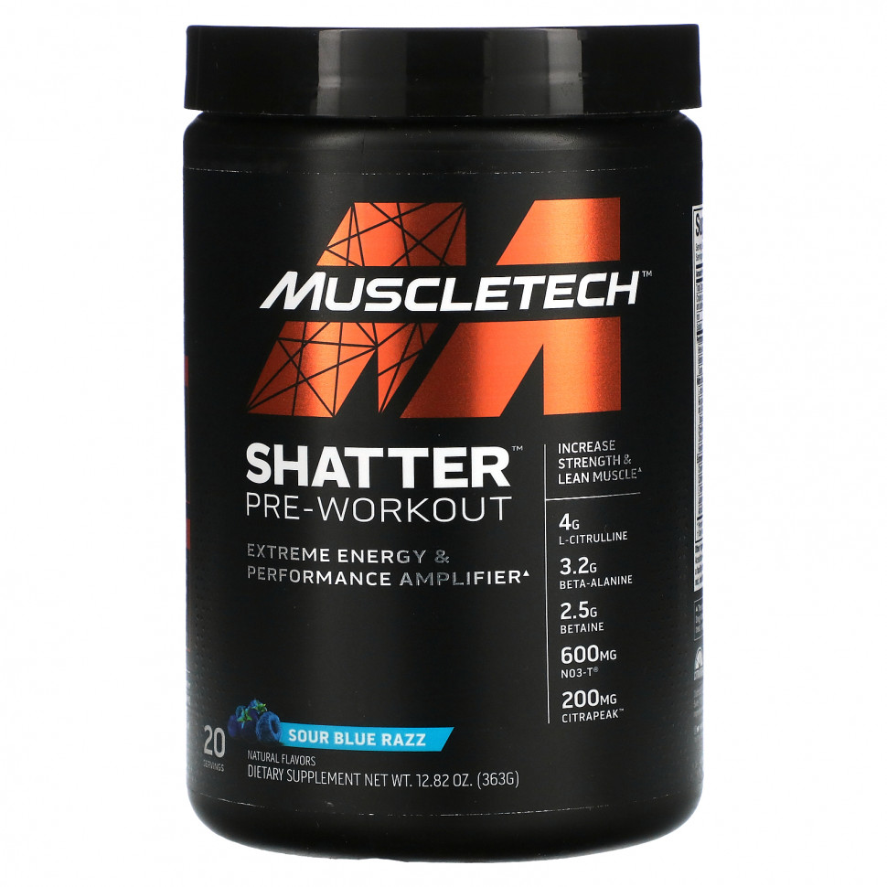 ���� ������ (Iherb) MuscleTech, Shatter, ����������������� �������, ������ ������� ����, 363 � (12,82 �����), ������ �� 4960 ���