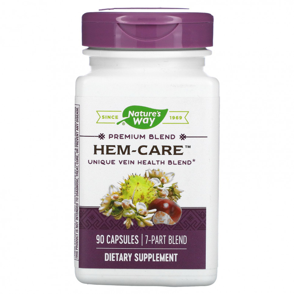 ���� ������ (Iherb) Nature's Way, HEM-CARE, 90 ������, ������ �� 4910 ���