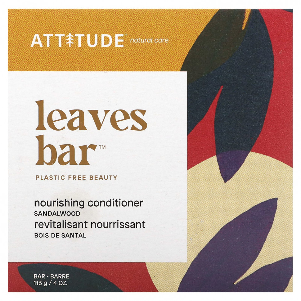   (Iherb) ATTITUDE, Leaves Bar,  ,  , 113  (4 )    -     , -, 