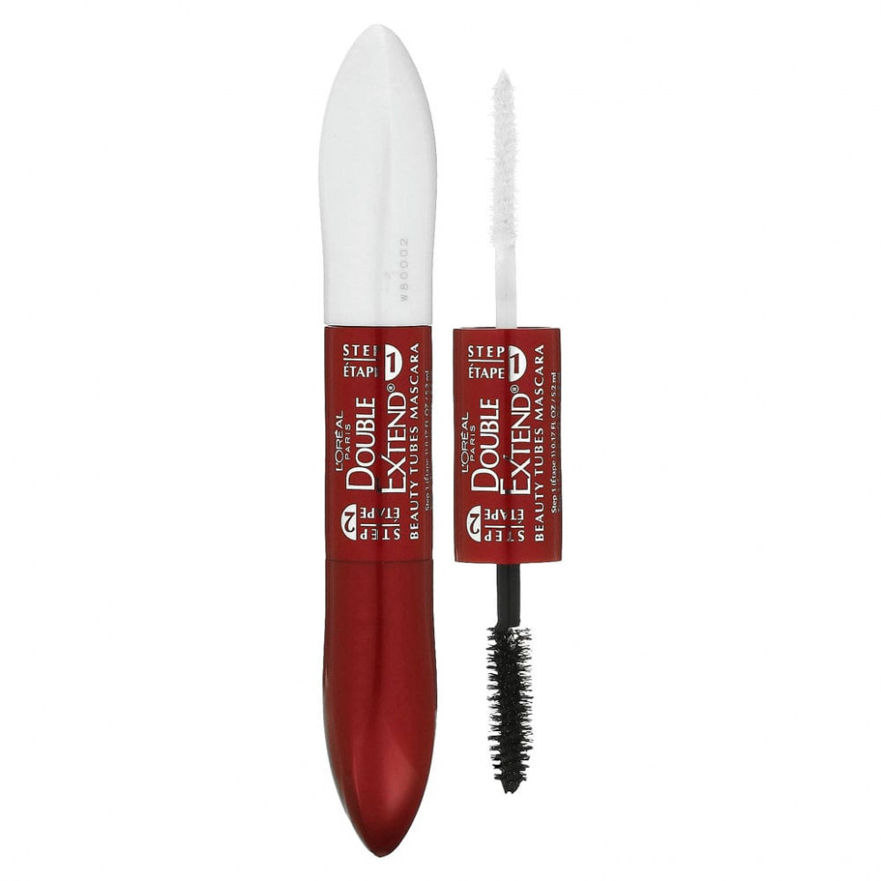 ���� ������ (Iherb) L'Oreal, Double Extend Beauty Tubes, ���� ��� ������, ������� 575 �������-������, 5,2 �� (0,17 ����. �����)/5 �� (0,16 ����. �����), ������ �� 3300 ���