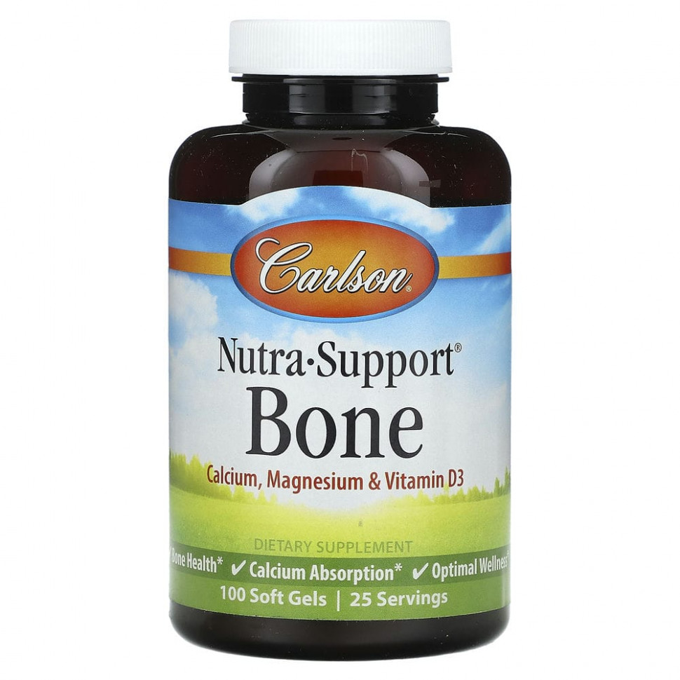   (Iherb) Carlson, Nutra-Support,  , 100      -     , -, 