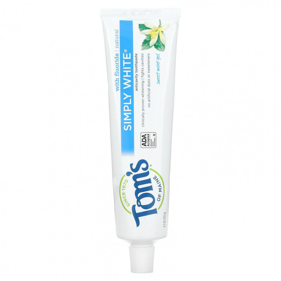   (Iherb) Tom's of Maine, Simply White,    ,    , 133,2  (4,7 ),   1540 