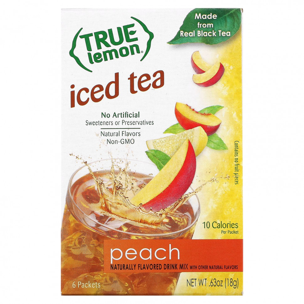 ���� ������ (Iherb) True Citrus, ��� �� �����, ������, 6 ��������� �� 3 � (0,11 �����), ������ �� 820 ���