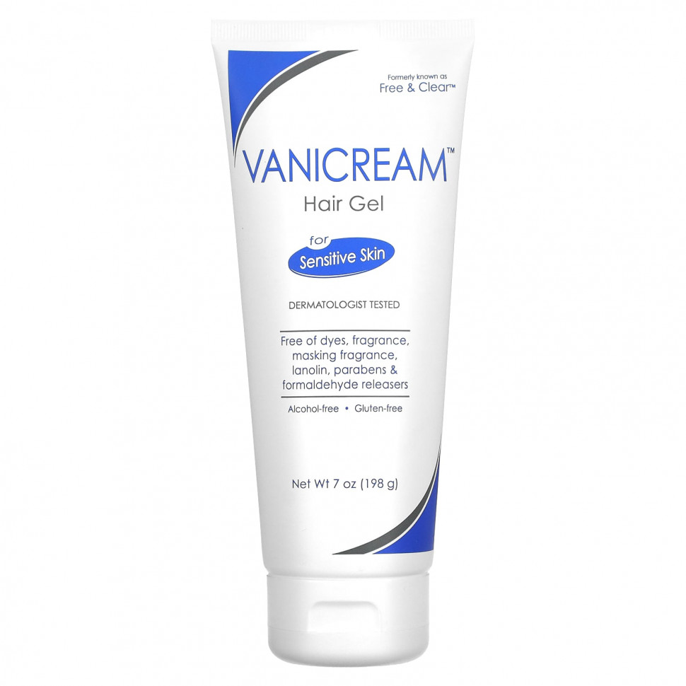   (Iherb) Vanicream, Hair Gel, For Sensitive Skin, 7 oz. (198 g)    -     , -, 