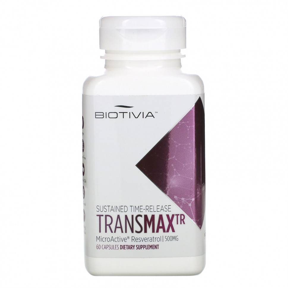   (Iherb) Biotivia, TransmaxTR,  MicroActive, 500 , 60     -     , -, 