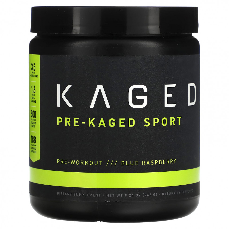 ���� ������ (Iherb) Kaged, Pre-Kaged, Sport Pre-Workout, ������� ������, 262 � (9,24 �����), ������ �� 4730 ���