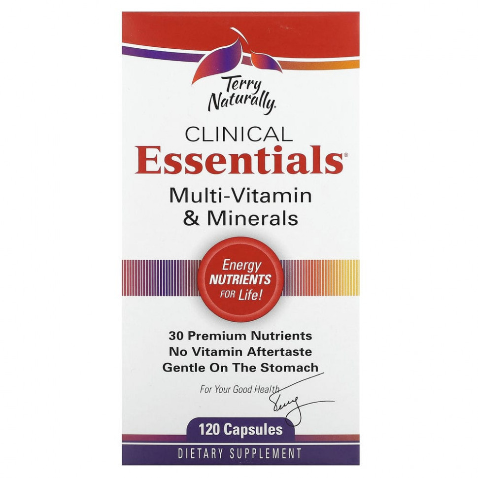   (Iherb) Terry Naturally, Clinical Essentials,   , 120     -     , -, 