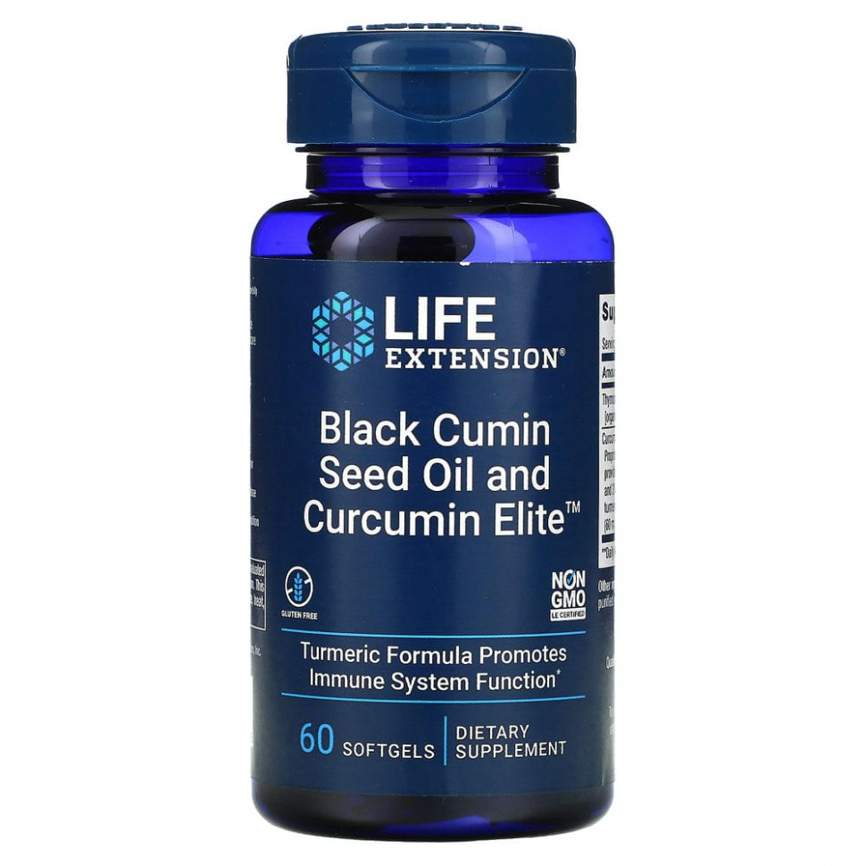 ���� ������ (Iherb) Life Extension, ����� �� ����� ������� ����� � Curcumin Elite, 60 ������, ������ �� 3620 ���