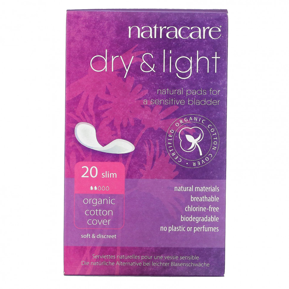   (Iherb) Natracare, Dry & Light,    , Slim, 20     -     , -, 