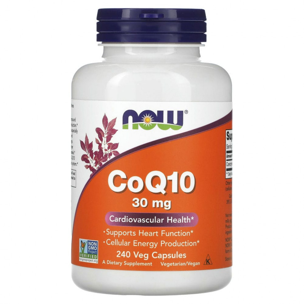   (Iherb) NOW Foods, CoQ10, 30 , 240      -     , -, 