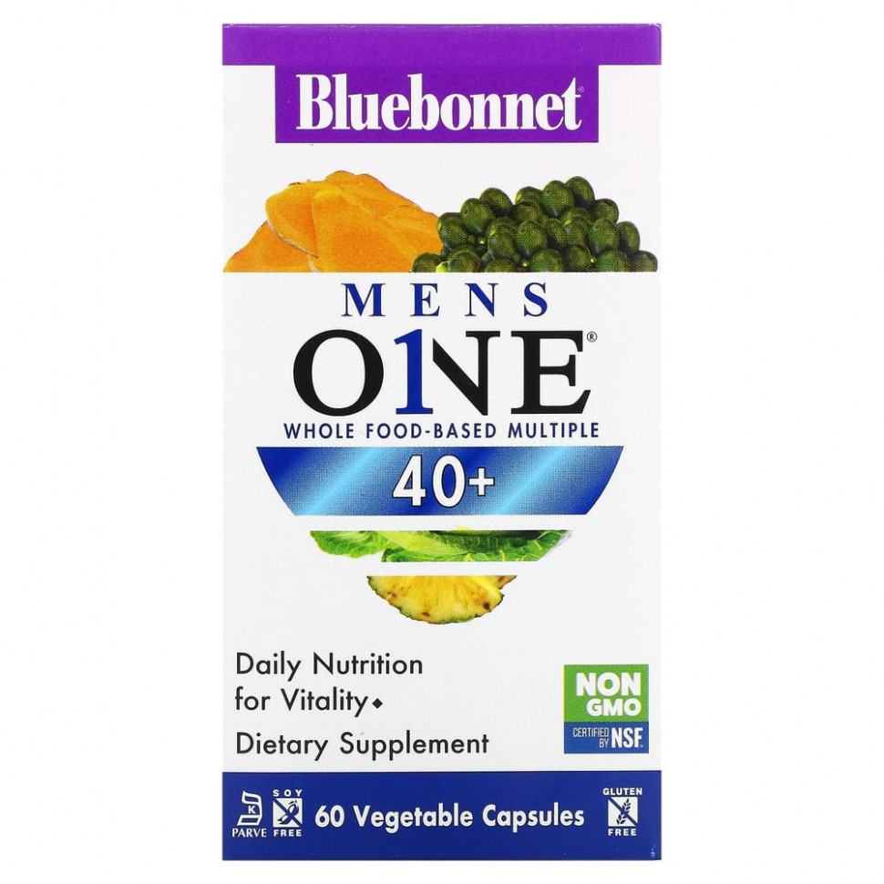   (Iherb) Bluebonnet Nutrition, Mens One,     ,  40  60      -     , -, 