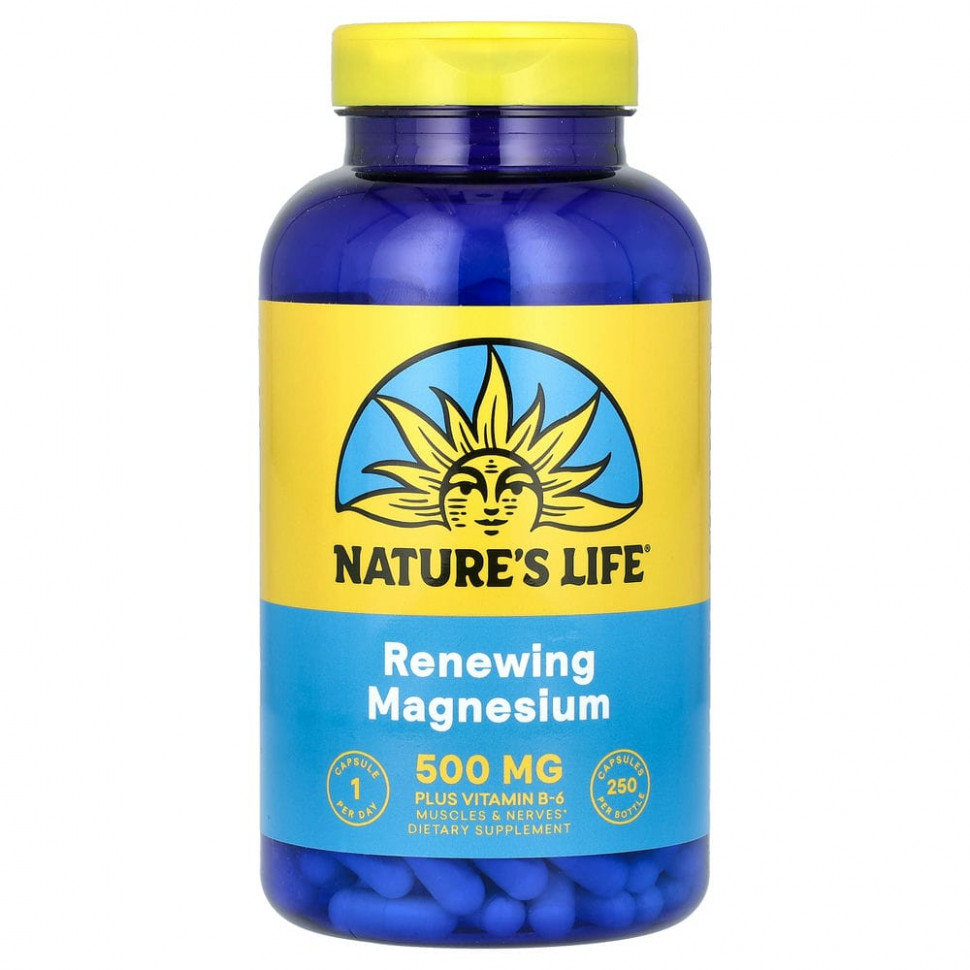 ���� ������ (Iherb) Nature's Life, ������, 500 ��, 250 �������������� ������, ������ �� 3500 ���
