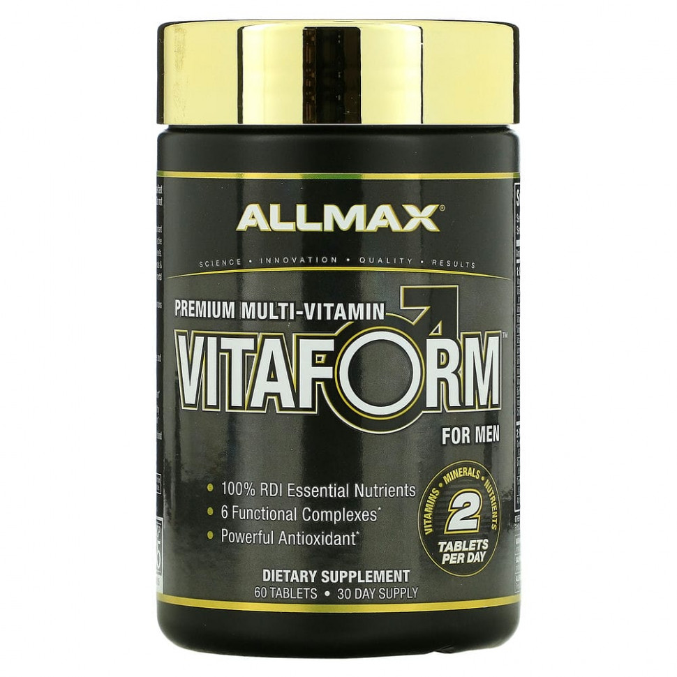 ���� ������ (Iherb) ALLMAX Nutrition, Vitaform, ������������� ������������ �������� ��� ������, 60 ��������, ������ �� 2800 ���