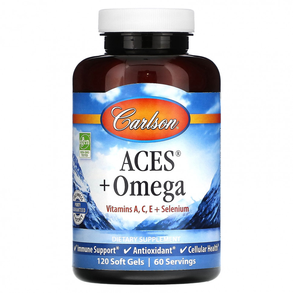 ���� ������ (Iherb) Carlson, ACES + Omega`` 120 ������ ��������, ������ �� 6900 ���