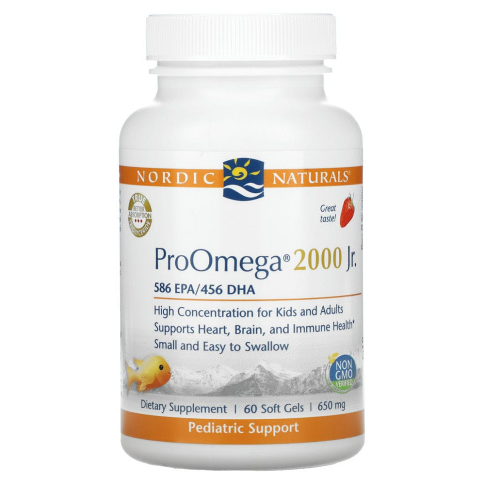 ���� ������ (Iherb) Nordic Naturals, ������� ������� ProOmega 2000, �� ������ ��������, 650 ��, 60 ������ ����������� ������, ������ �� 5440 ���