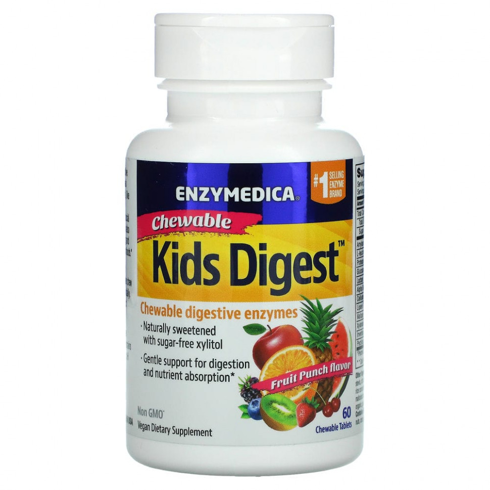 ���� ������ (Iherb) Enzymedica, ����������� �����, ����������� ��������������� ��������, 60 ����������� ��������, ������ �� 2690 ���