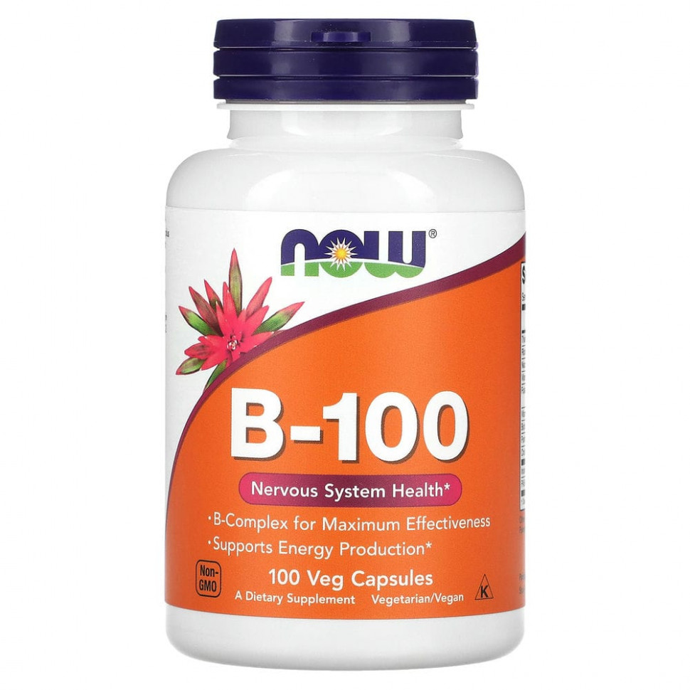   (Iherb) NOW Foods, B-100, 100      -     , -, 