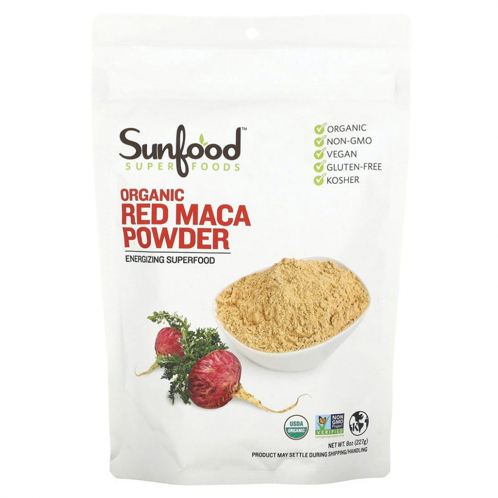   (Iherb) Sunfood,      , 227  (8 )    -     , -, 