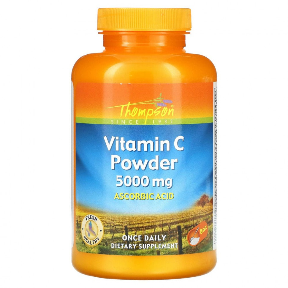 ���� ������ (Iherb) Thompson, ������� C � �������, 5000 ��, 8 �����, ������ �� 1300 ���