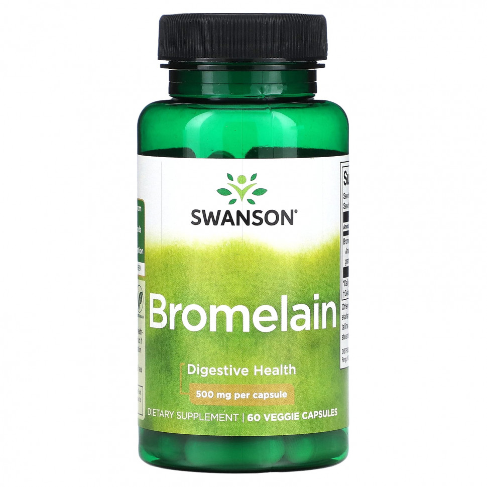 ���� ������ (Iherb) Swanson, ���������, 500 ��, 60 ������������ ������, ������ �� 2480 ���