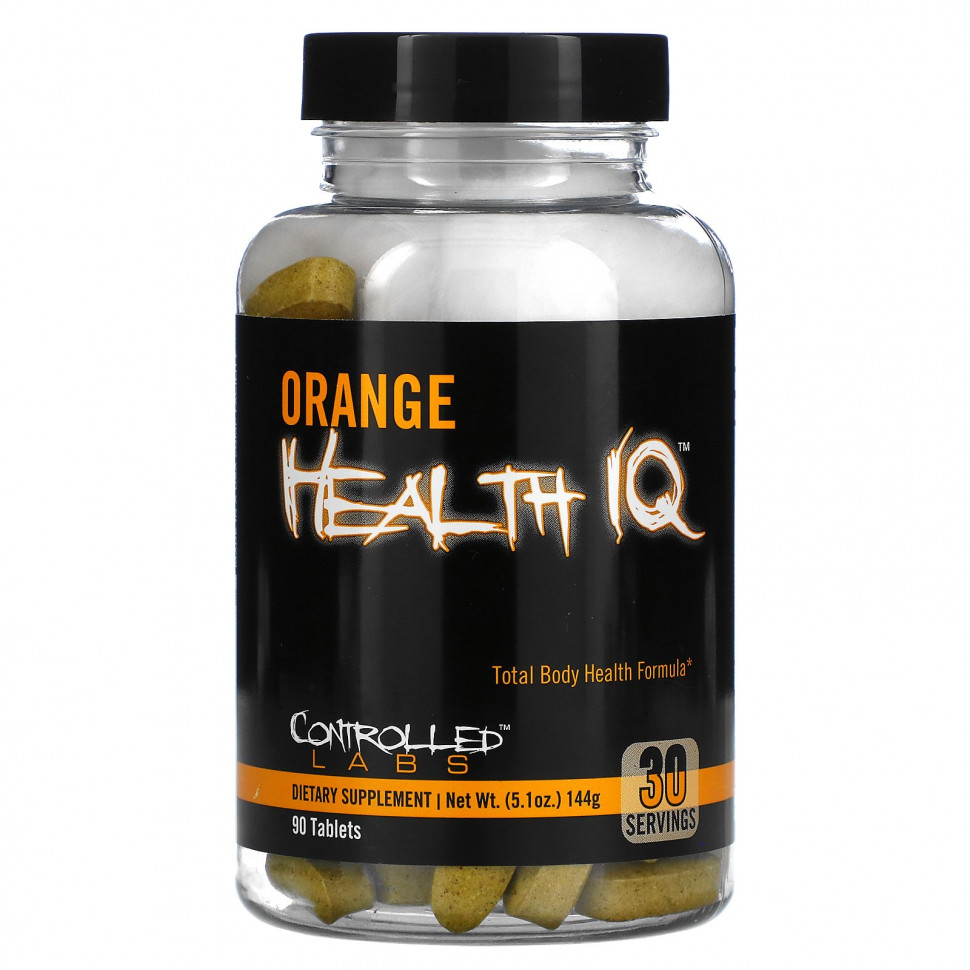   (Iherb) Controlled Labs, Orange Health IQ, 90     -     , -, 