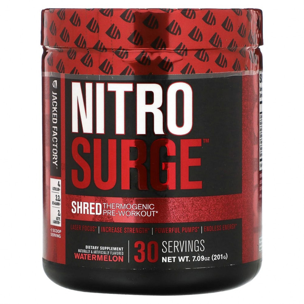   (Iherb) Jacked Factory, Nitro Surge,    , , 201  (7,09 )    -     , -, 