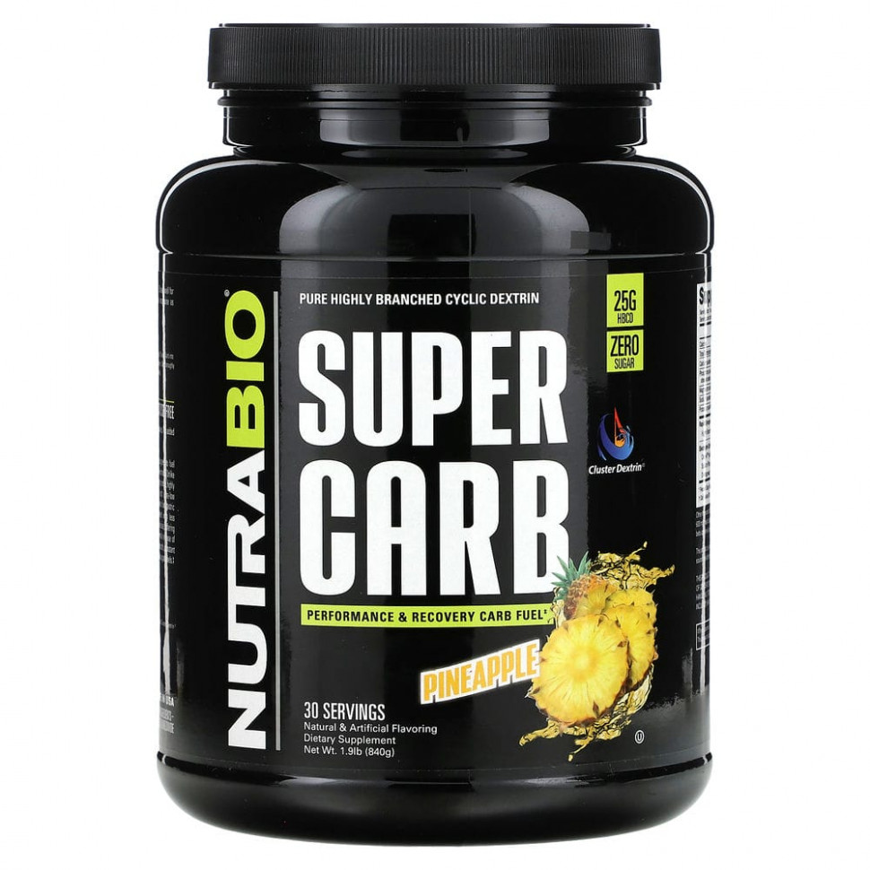���� ������ (Iherb) Nutrabio Labs, Super Carb, ������, 840 � (1,9 �����), ������ �� 7500 ���
