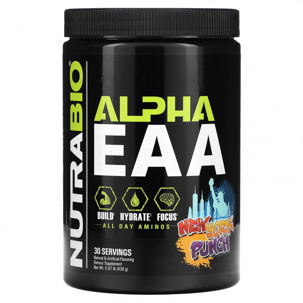   (Iherb) Nutrabio Labs, Alpha EAA, New York Punch, 438  (0,97 )    -     , -, 