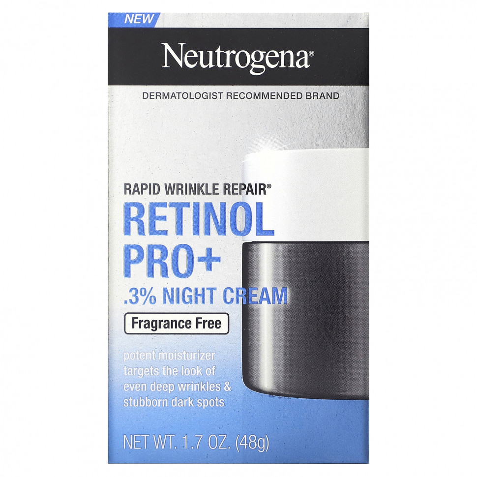 ���� ������ (Iherb) Neutrogena, Retinol Pro + .3% ������ ����, ��� �������, 48 � (1,7 �����), ������ �� 7020 ���