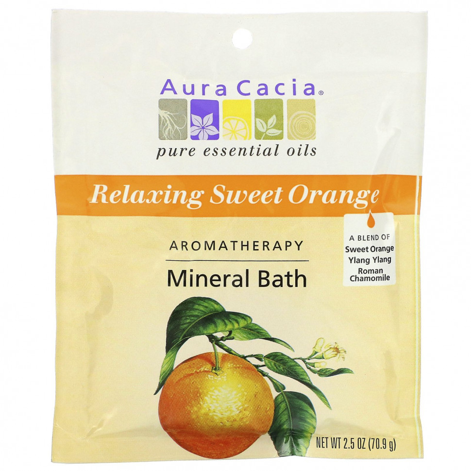 ���� ������ (Iherb) Aura Cacia, �������������������� ����������� �������� ��� �����, ������������� ������� ��������, 2,5 ����� (70,9 �), ������ �� 650 ���