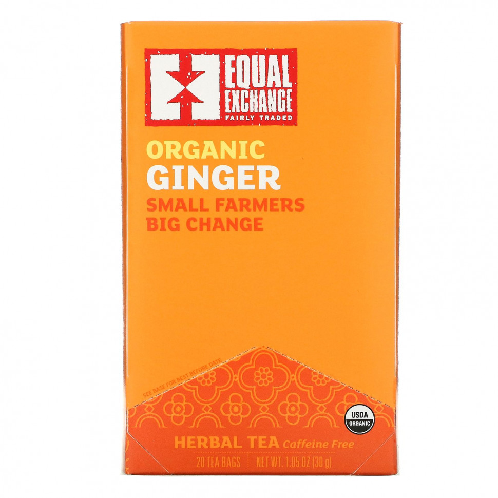 ���� ������ (Iherb) Equal Exchange, ������������ ������, �������� ���, ��� �������, 20 ������ ���������, 30 � (1,05 �����), ������ �� 1110 ���
