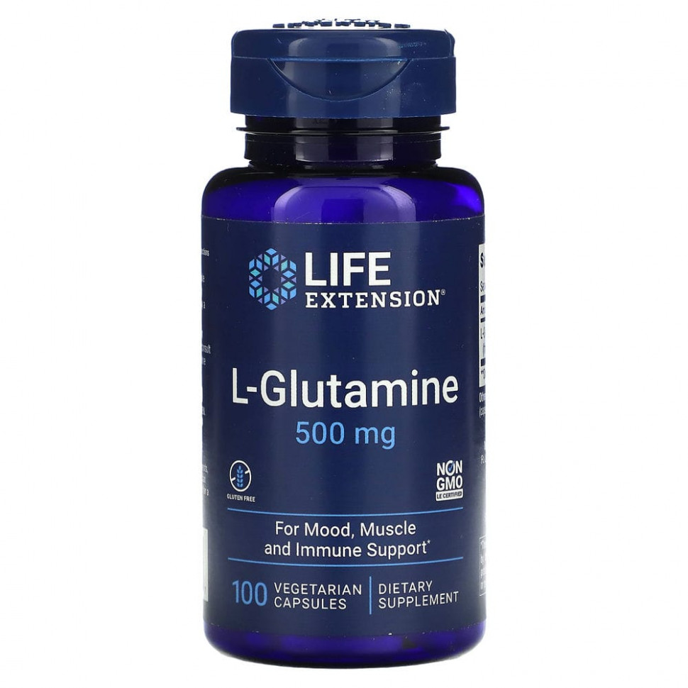 ���� ������ (Iherb) Life Extension, L-��������, 500 ��, 100 �������������� ������, ������ �� 1910 ���