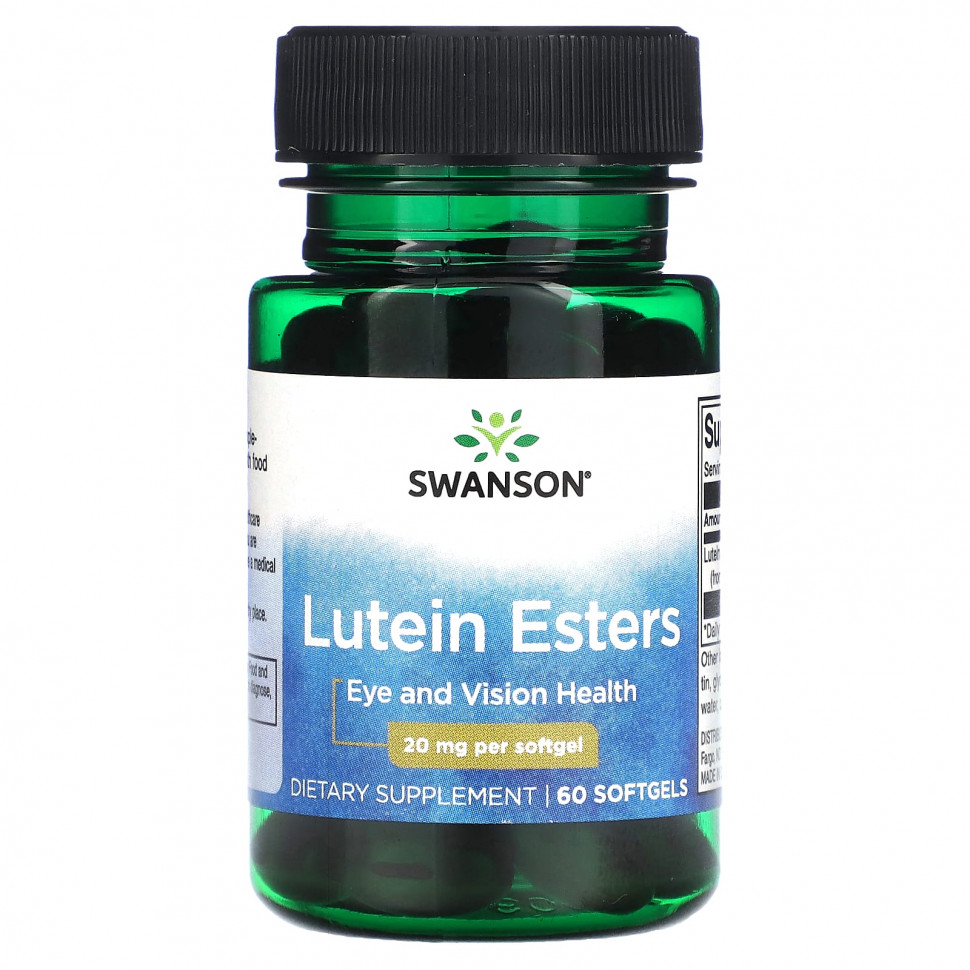 ���� ������ (Iherb) Swanson, ����� �������, 20 ��, 60 ������ ��������, ������ �� 1590 ���