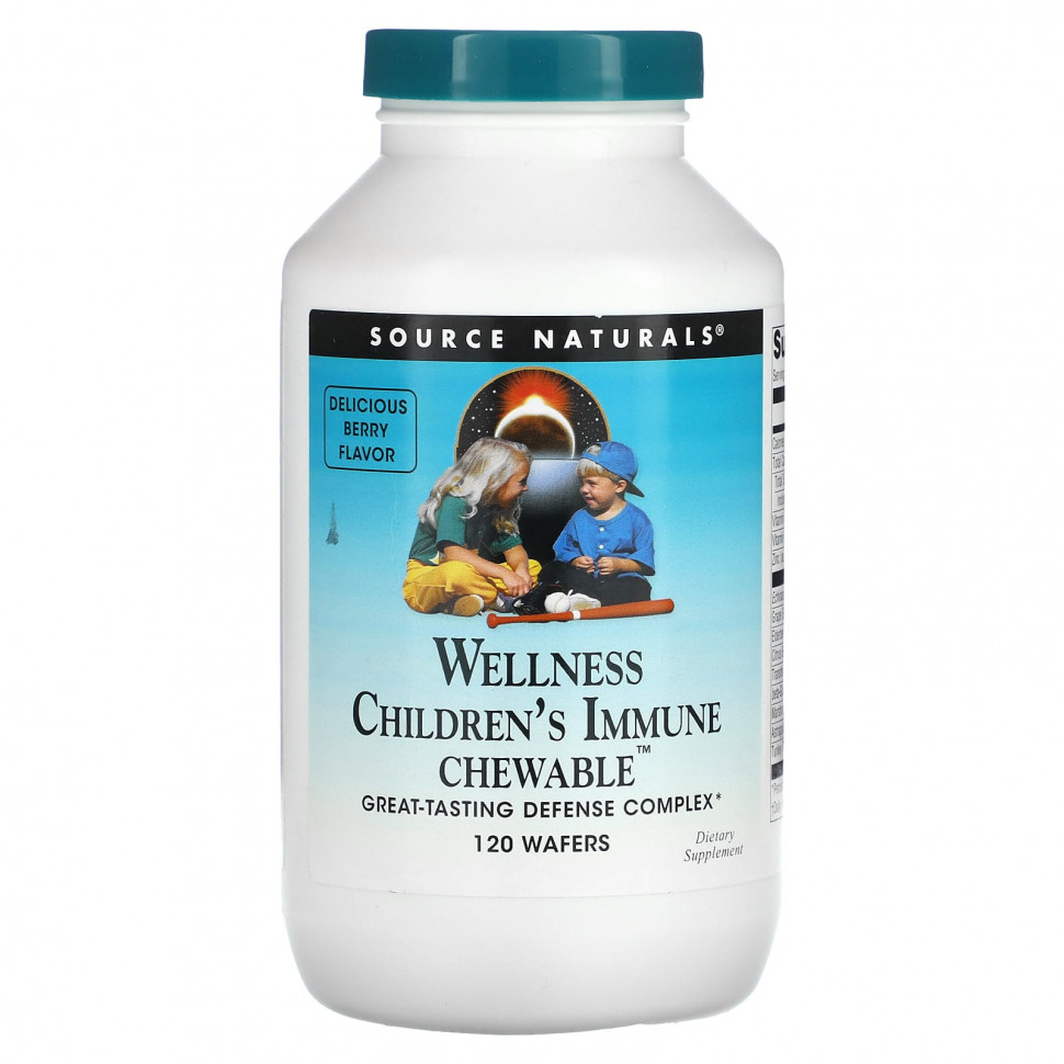   (Iherb) Source Naturals, Wellness Children's Immune,  ,   , 120     -     , -, 