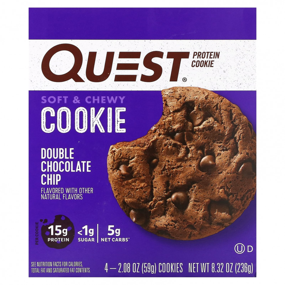 ���� ������ (Iherb) Quest Nutrition, ����������� �������, ������� ���������� ������, 4 ��������, 59 � (2,08 �����), ������ �� 2390 ���