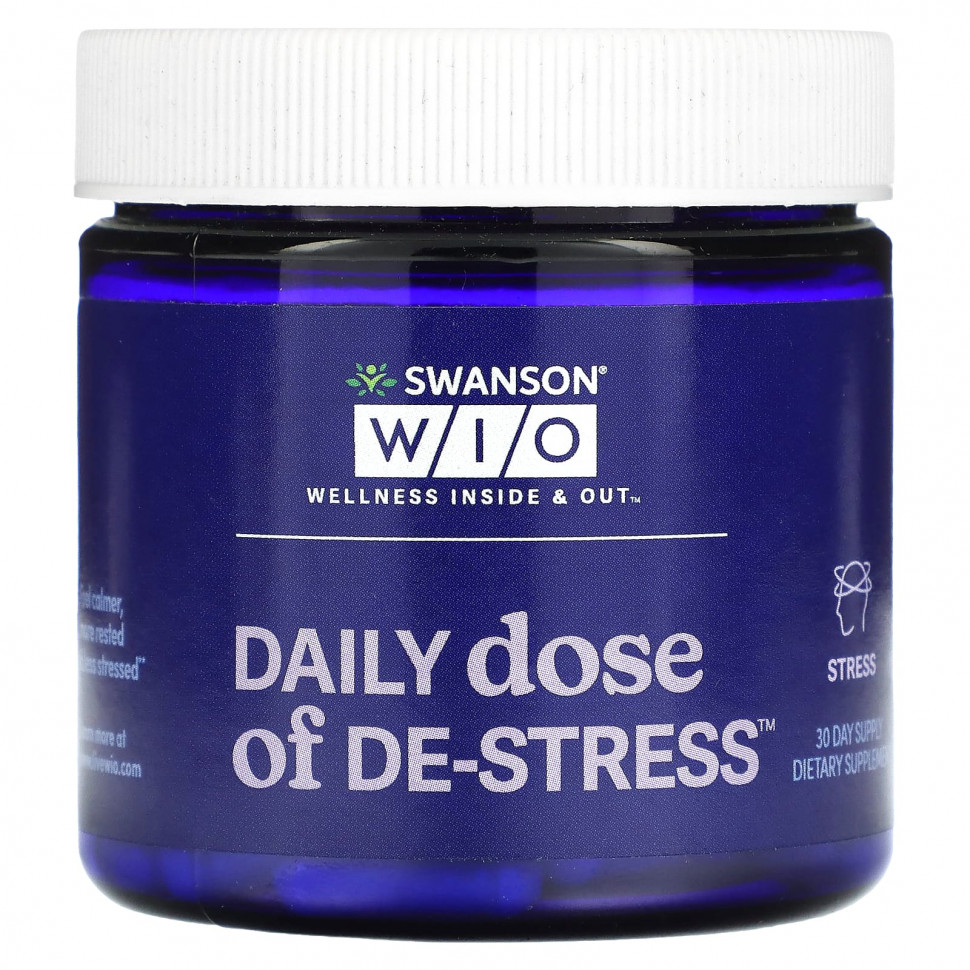   (Iherb) Swanson WIO,   De-Stress, 30     -     , -, 