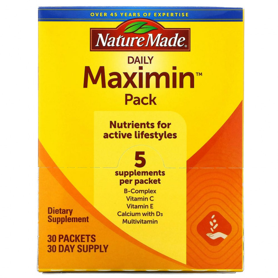   (Iherb) Nature Made, Daily Maximin Pack,   , 6   , 30     -     , -, 