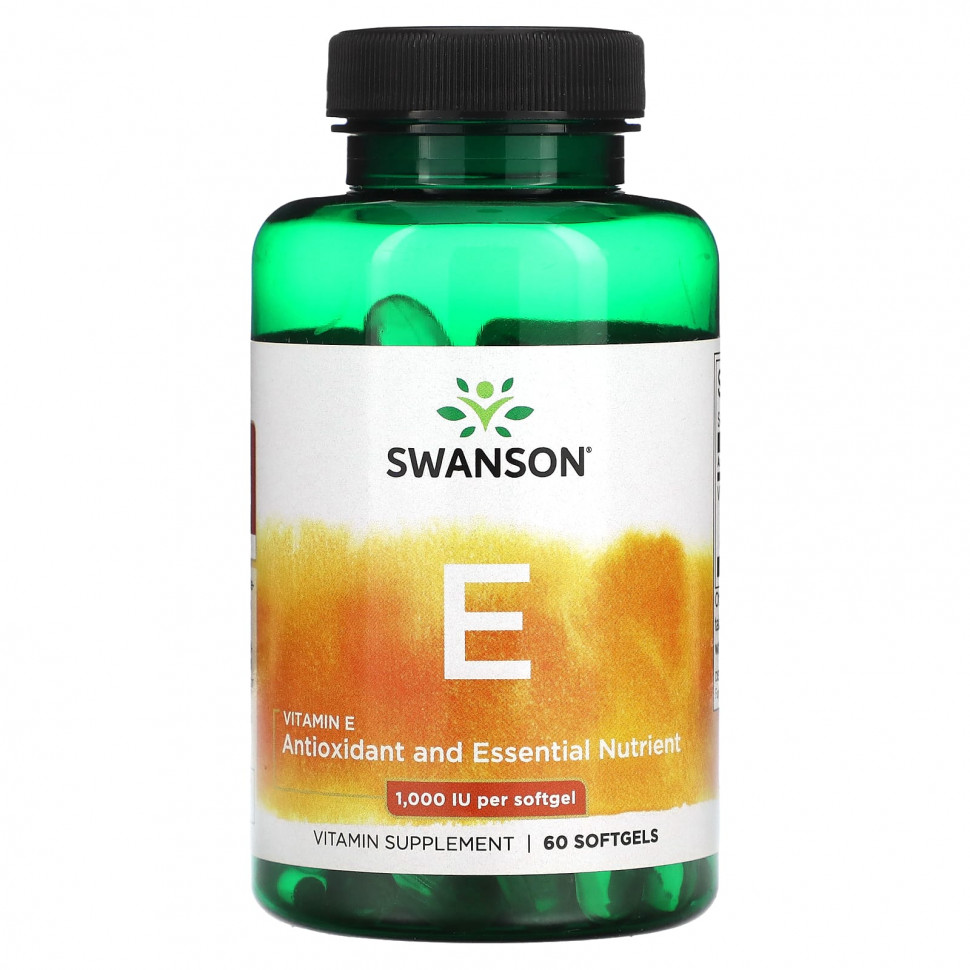   (Iherb) Swanson,  E, 1000 , 60      -     , -, 