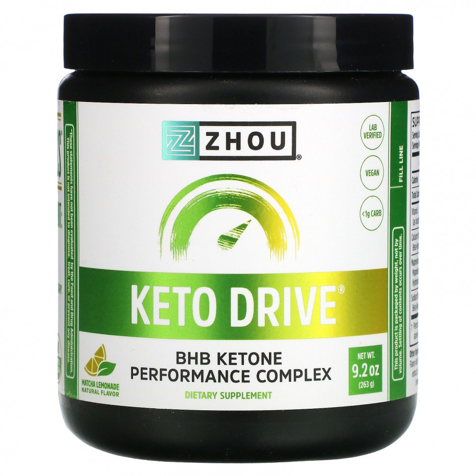 ���� ������ (Iherb) Zhou Nutrition, Keto Drive, ������� � �����, 263 � (9,2 �����), ������ �� 6450 ���