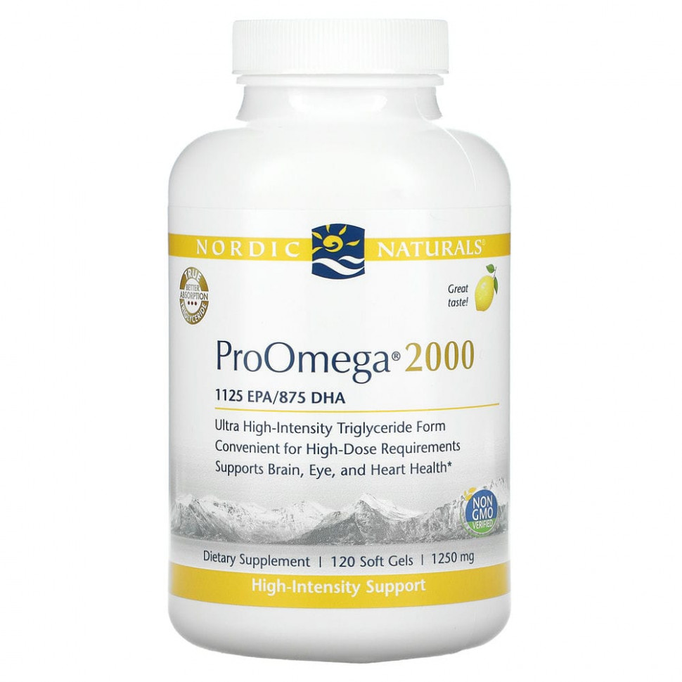   (Iherb) Nordic Naturals, ProOmega 2000, , 1,250 , 120      -     , -, 