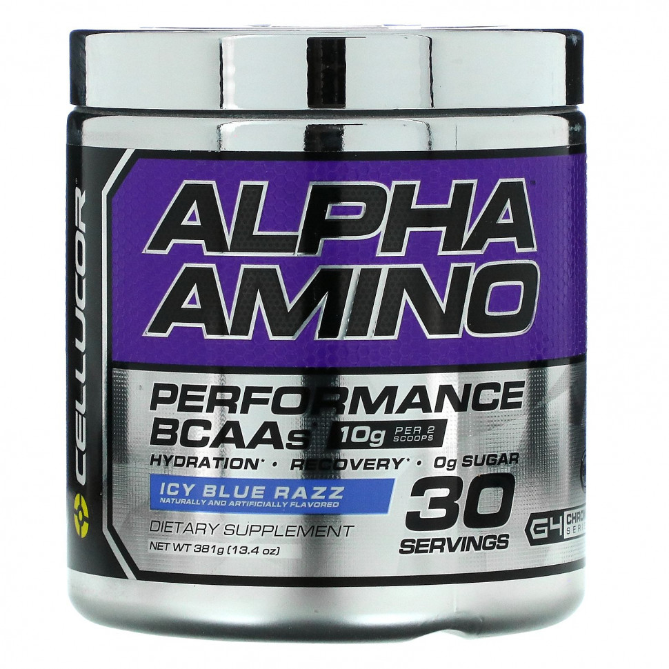 ���� ������ (Iherb) Cellucor, Alpha Amino, BCAA ��� ��������� �����������, �������-������� �������, 381 � (13,4 �����), ������ �� 5540 ���